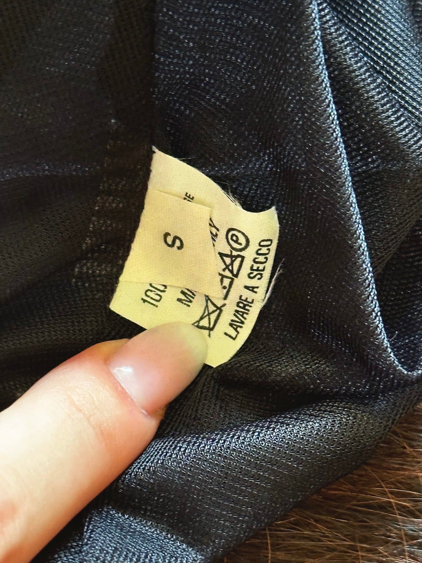 Gonna lunga vintage Made in Italy in 100% viscosa con stampa floreale