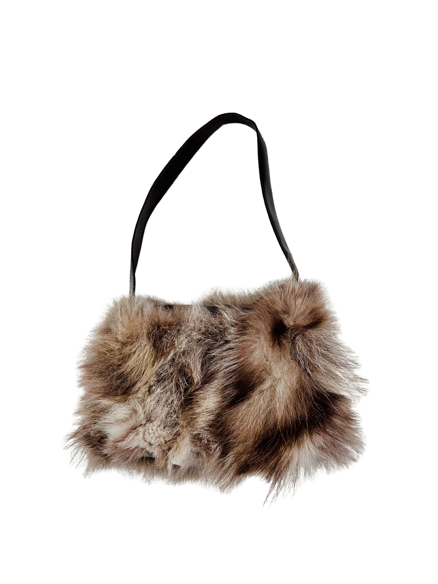 Borsa a spalla in pelliccia