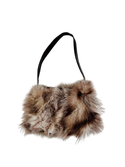 Borsa a spalla in pelliccia