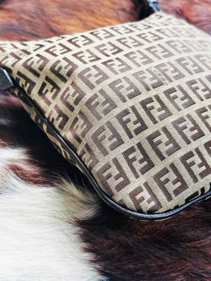 FENDI - Oyster Mini Monogram Zucca Canvas – Iconic Y2K