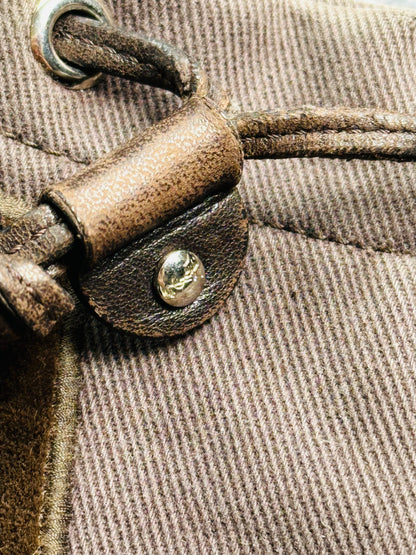 YVES SAINT LAURENT - Borsa a spalla in tela