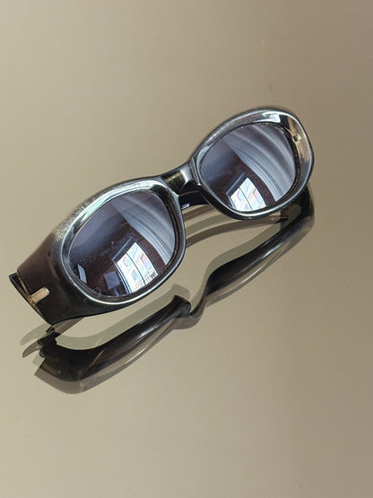 GUCCI - GG 2432/S – Occhiali da sole vintage neri Y2K Made in Italy