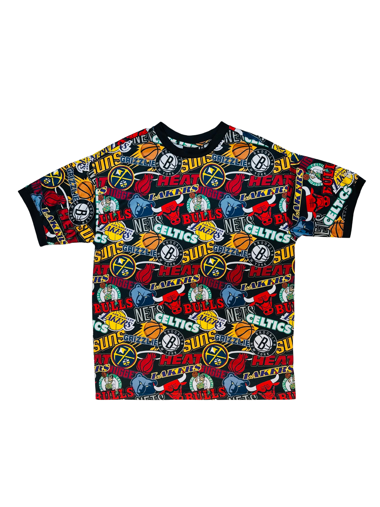 NBA x NEW ERA - T-shirt Multiteam Sticker Patch | XS