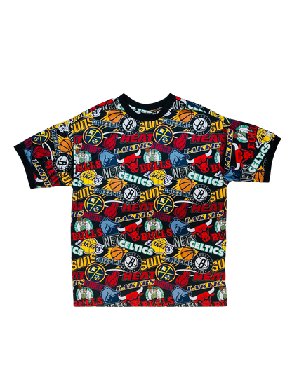 NBA x NEW ERA - T-shirt Multiteam Sticker Patch | XS