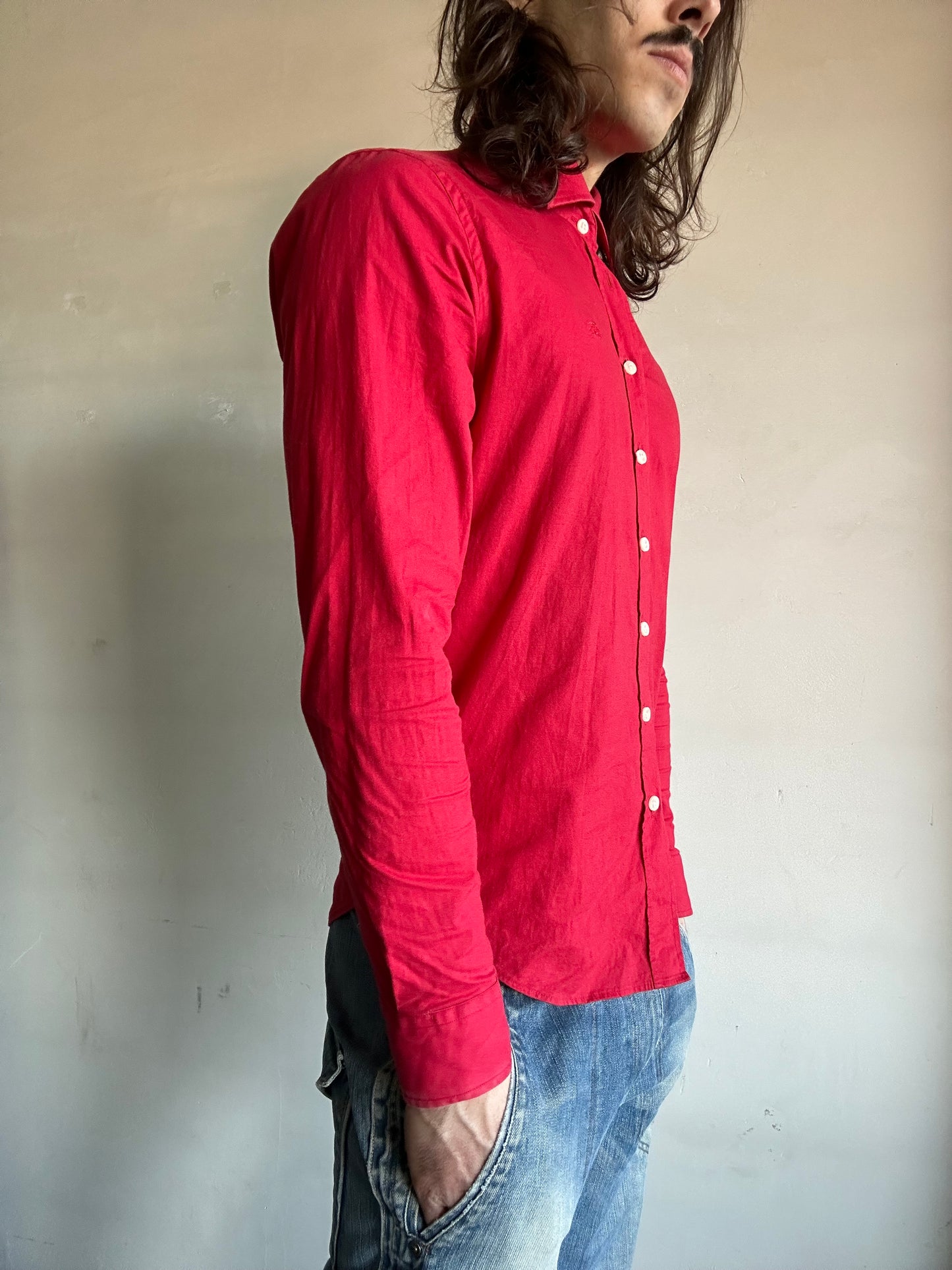 BURBERRY  - Camicia Rossa