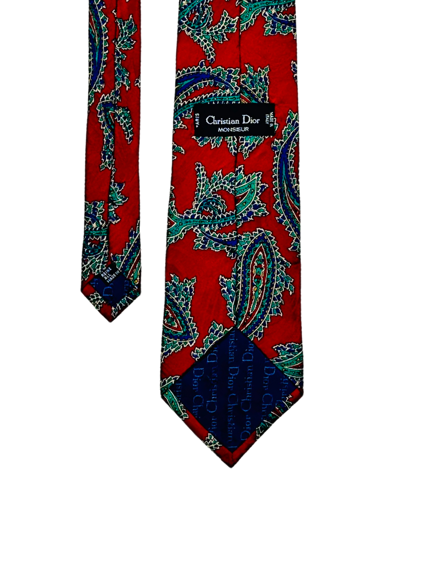 CHRISTIAN DIOR - Cravatta Fantasia Cachemire
