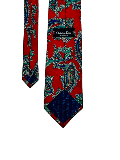 CHRISTIAN DIOR - Cravatta Fantasia Cachemire