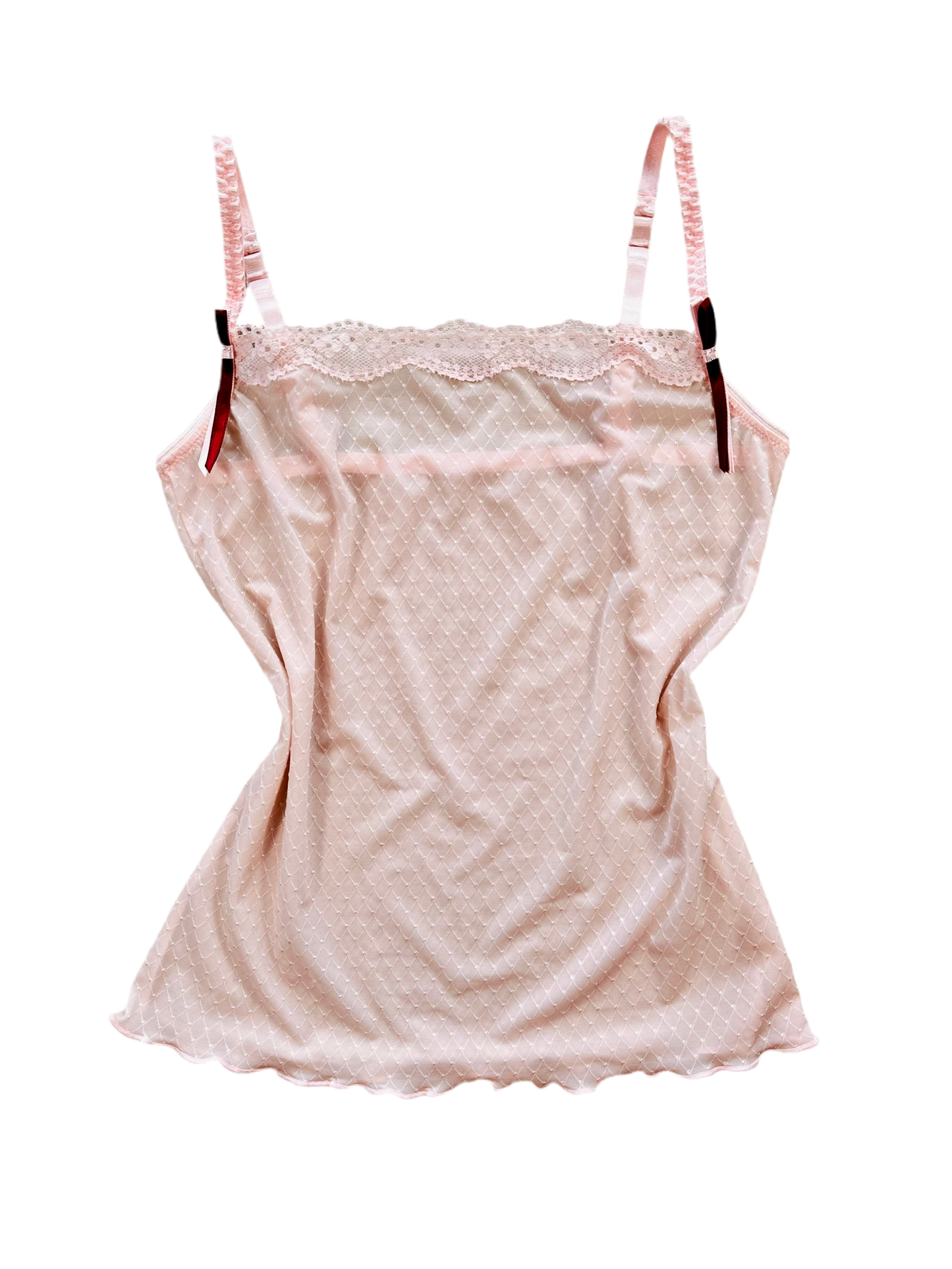 Y2k micro mesh top