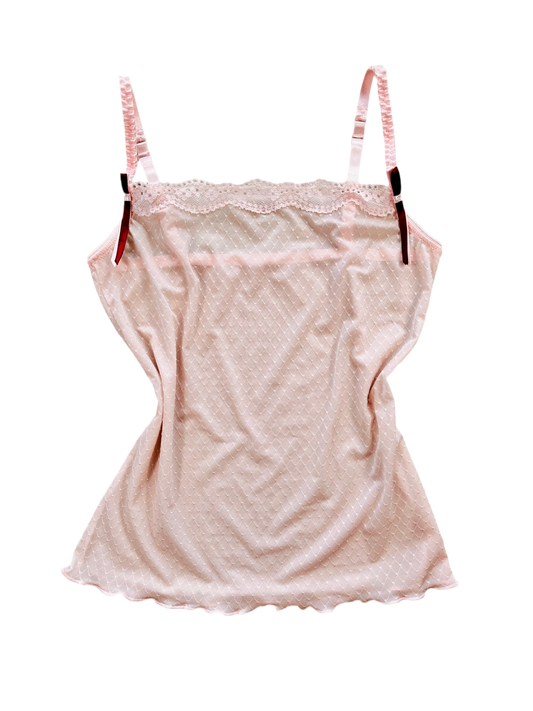 Y2k micro mesh top