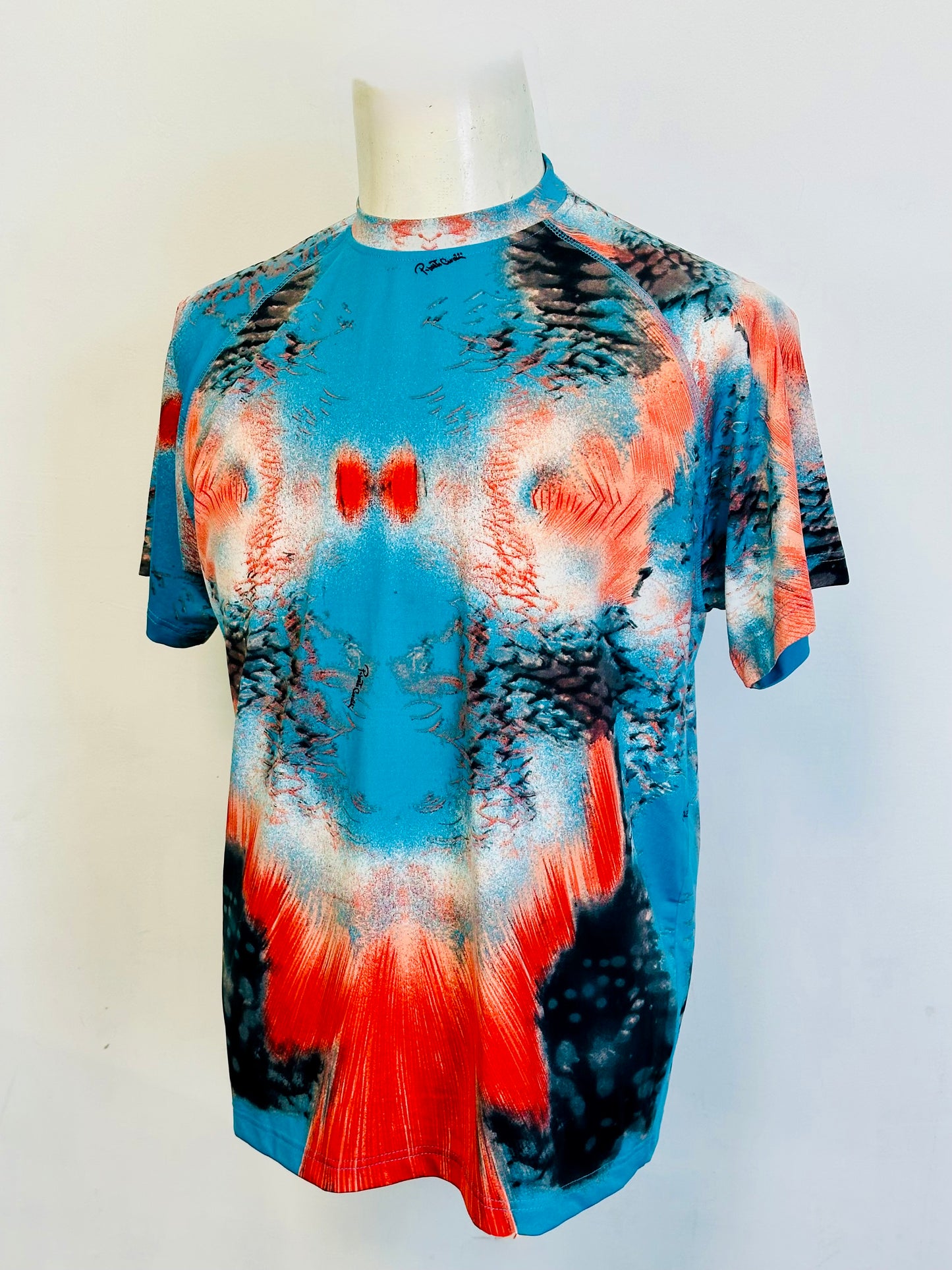 ROBERTO CAVALLI – T-shirt Adstract Animal Print | L