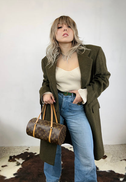 Cappotto Vintage Made in Italy – Lana & Cashmere | Verde Bosco