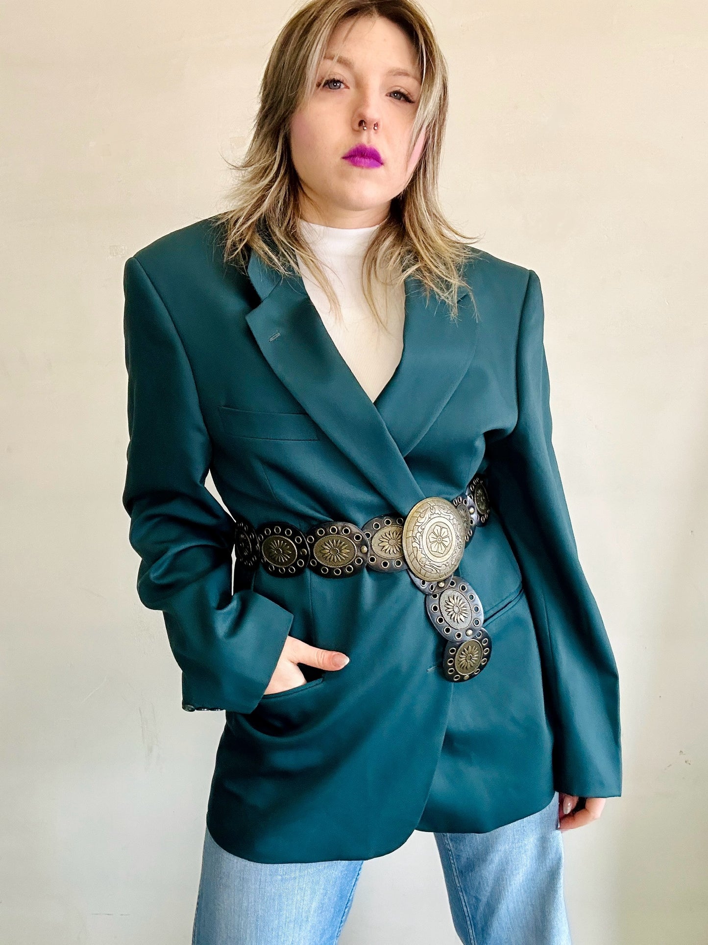 Blazer in pura lana vergine