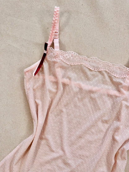 Y2k micro mesh top