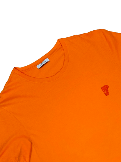 VERSACE COLLECTION  – TShirt Testa di Medusa Ricamata Arancione