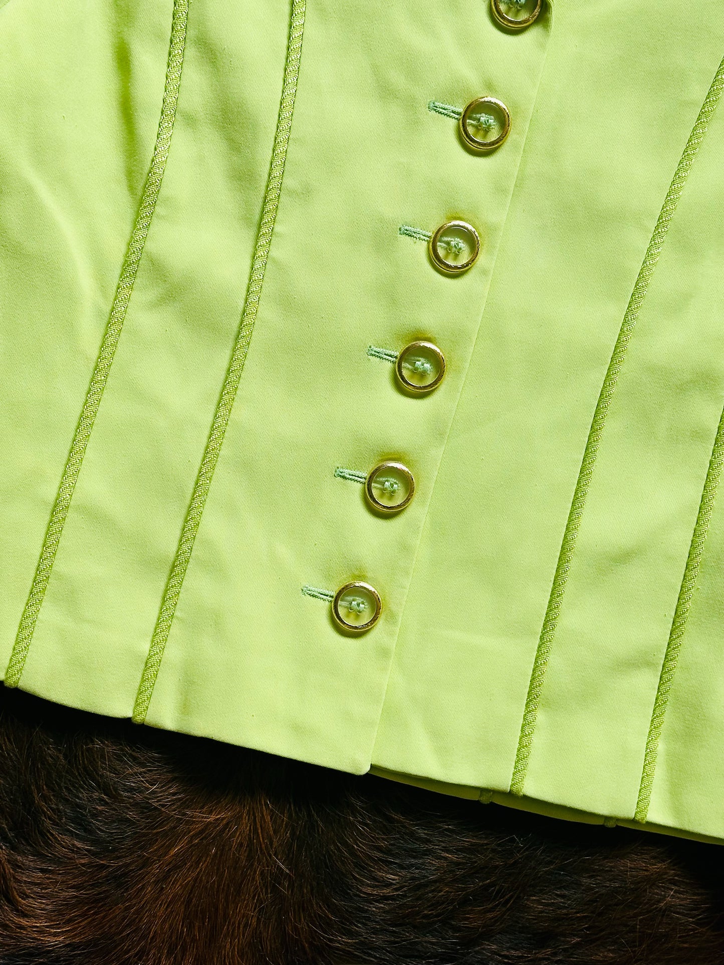 VALENTINO - Miss V Giacca Lime Vintage – Made in Italy
