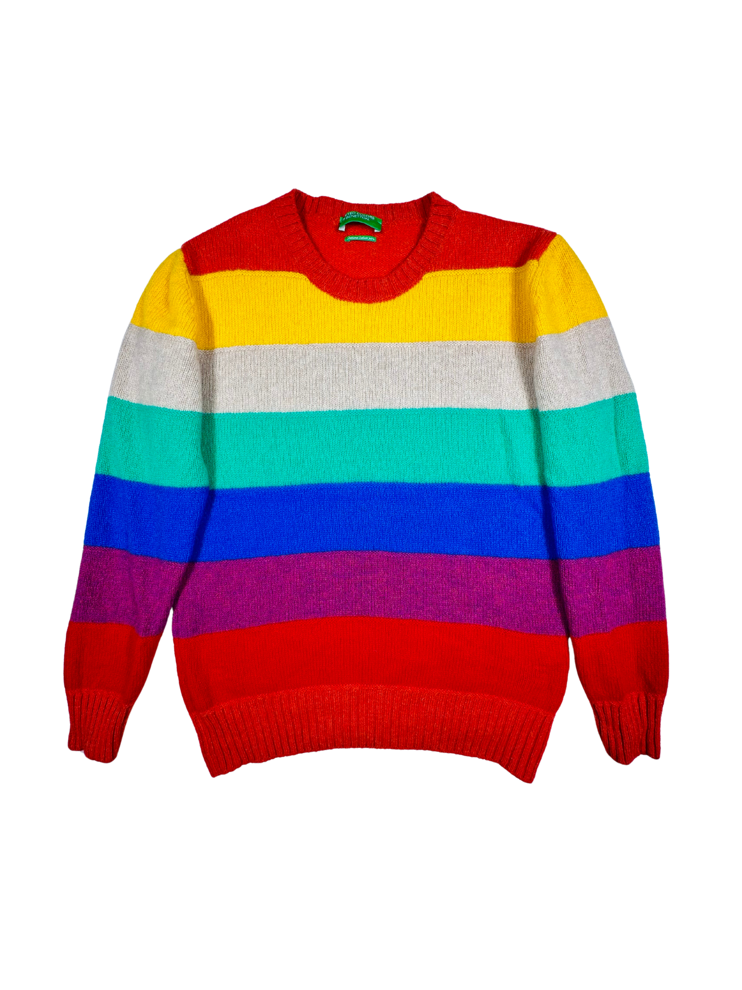 UNITED COLORS OF BENETTON - Maglione arcobaleno