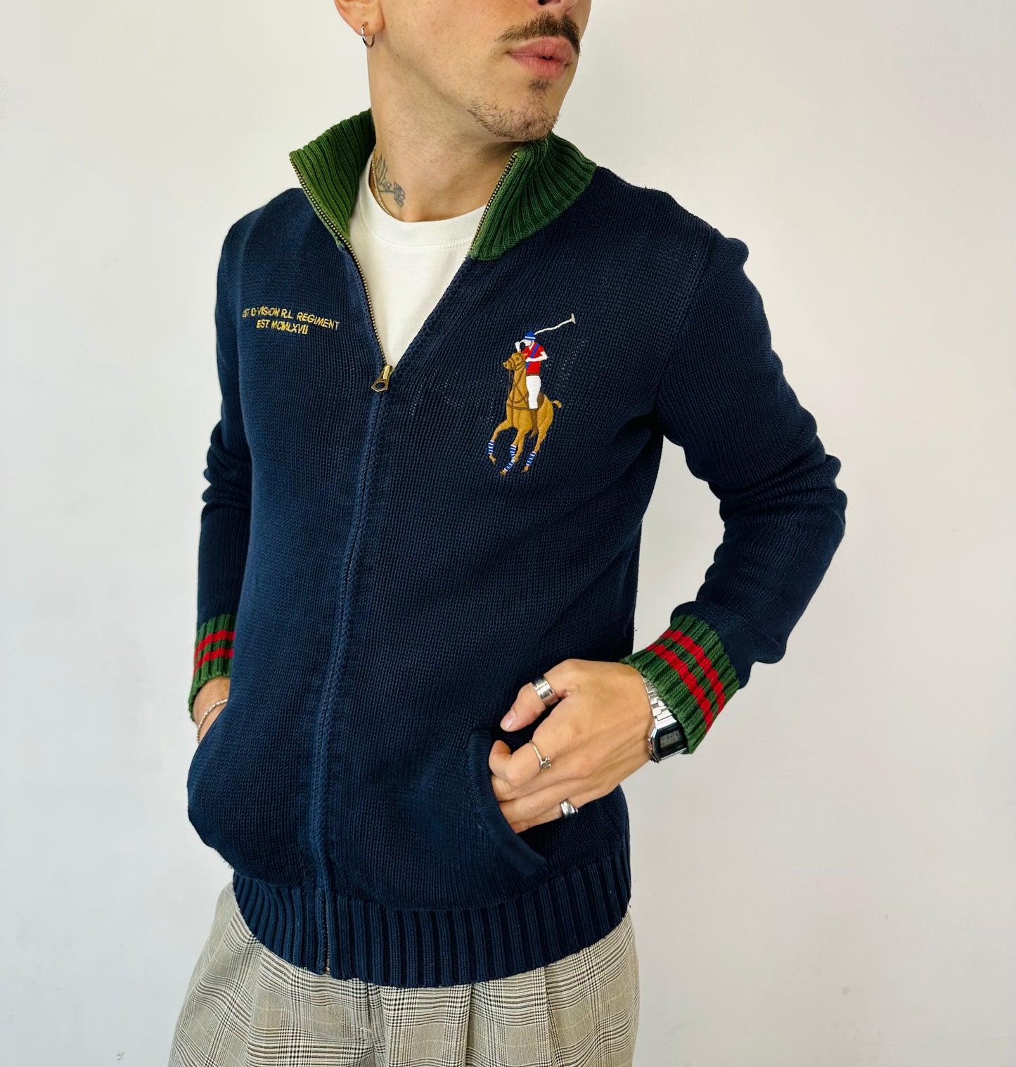 POLO RALPH LAUREN -  DESCRIZIONE Maglione con zip