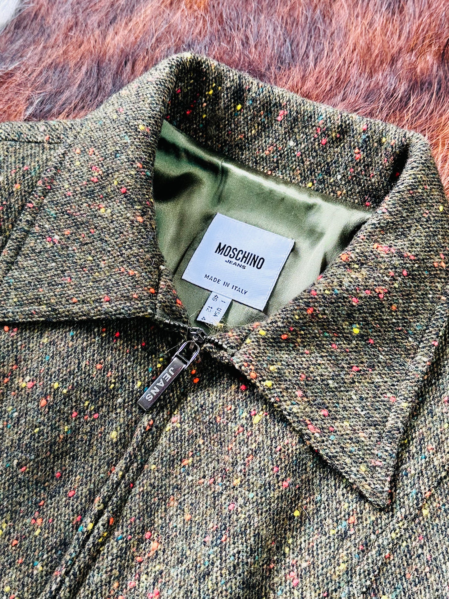MOSCHINO JEANS - Giacca Cropped in Tweed Mélange