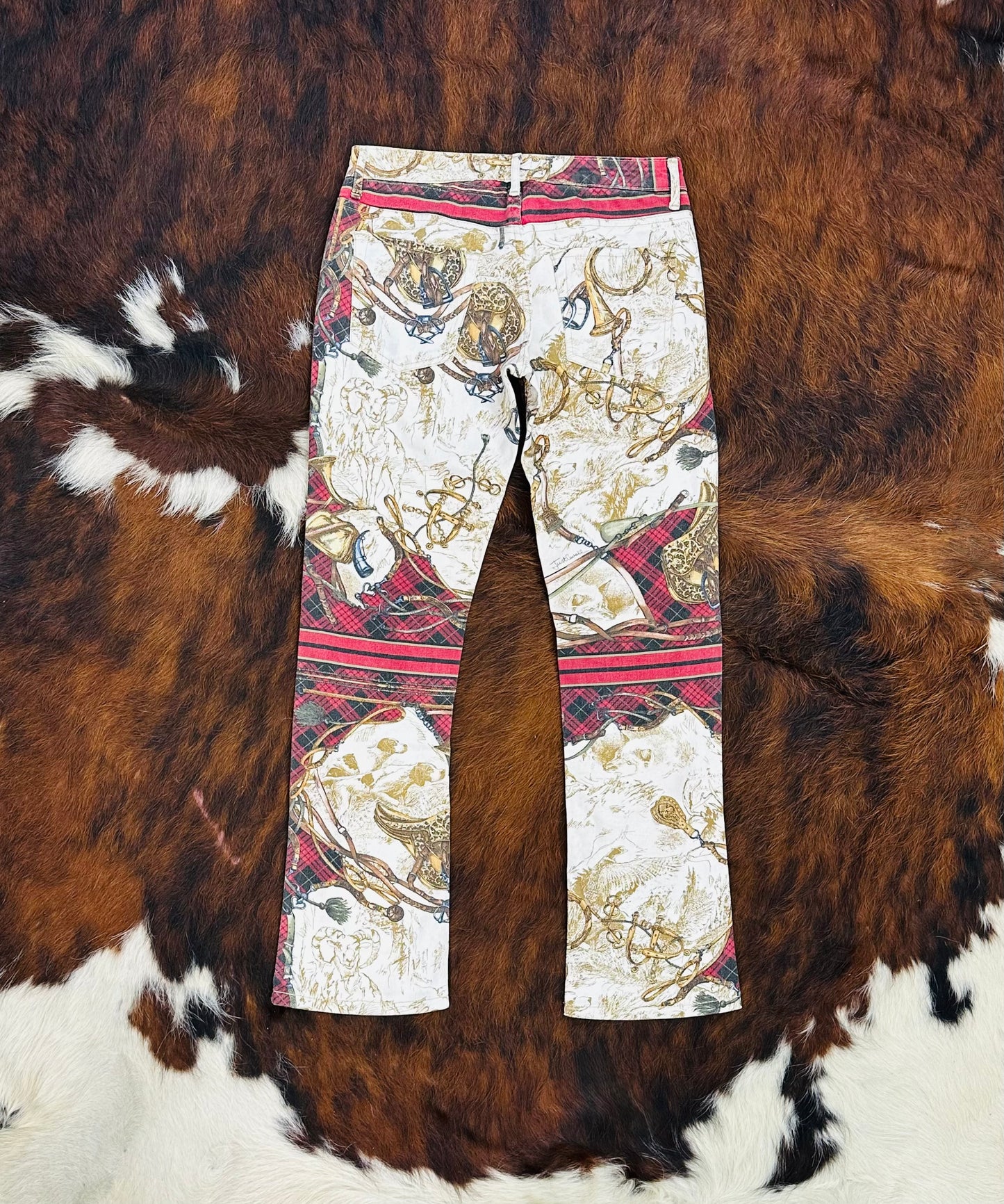 JUST CAVALLI - Pantaloni Equestrian Baroque – Early 2000s