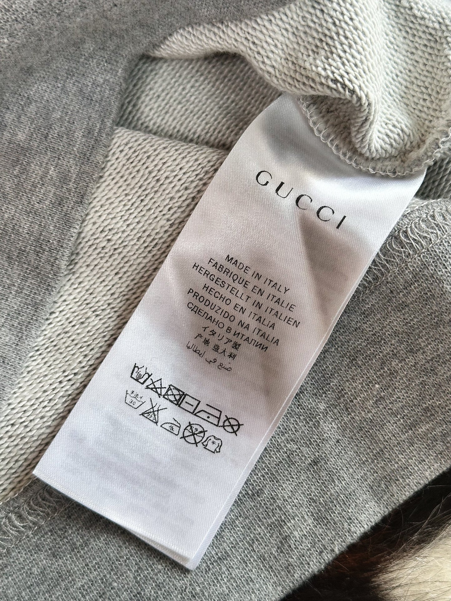 GUCCI - Felpa con stampa Tiger Rainbow - Alessandro Michele era