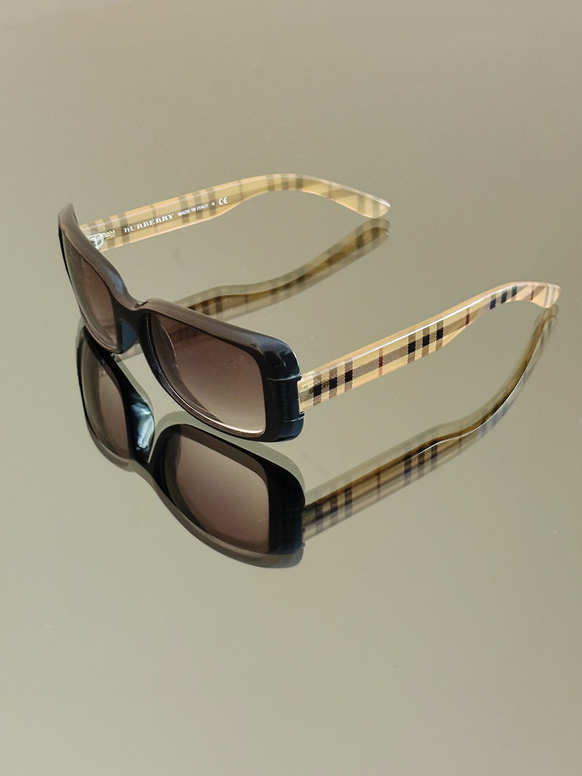BURBERRY - Occhiali da sole vintage B 4087 3001/8G Vintage – Check Beige – Made in Italy