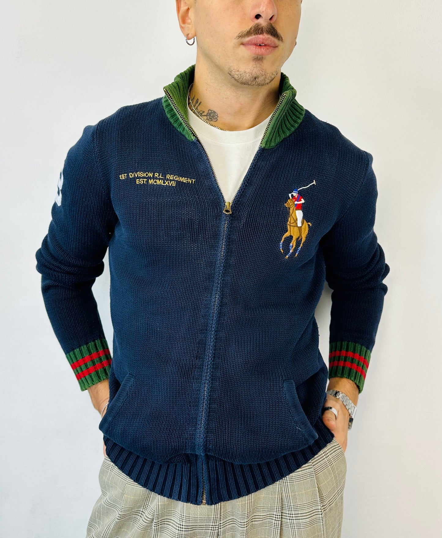 POLO RALPH LAUREN -  DESCRIZIONE Maglione con zip