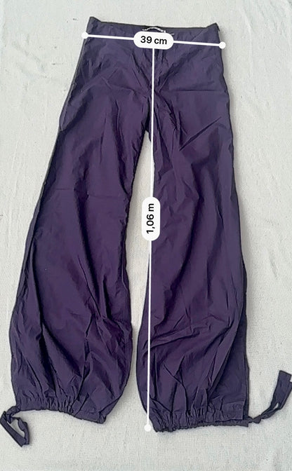 Pantaloni a palloncino viola