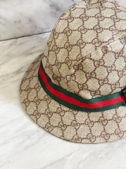 GUCCI - Cappello GG Supreme con Web Stripe