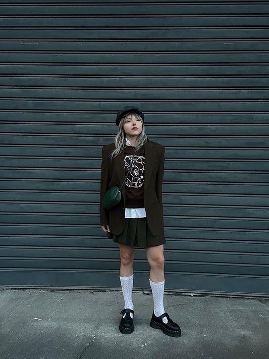 MISSONI - Giacca Blazer vintage verde oliva