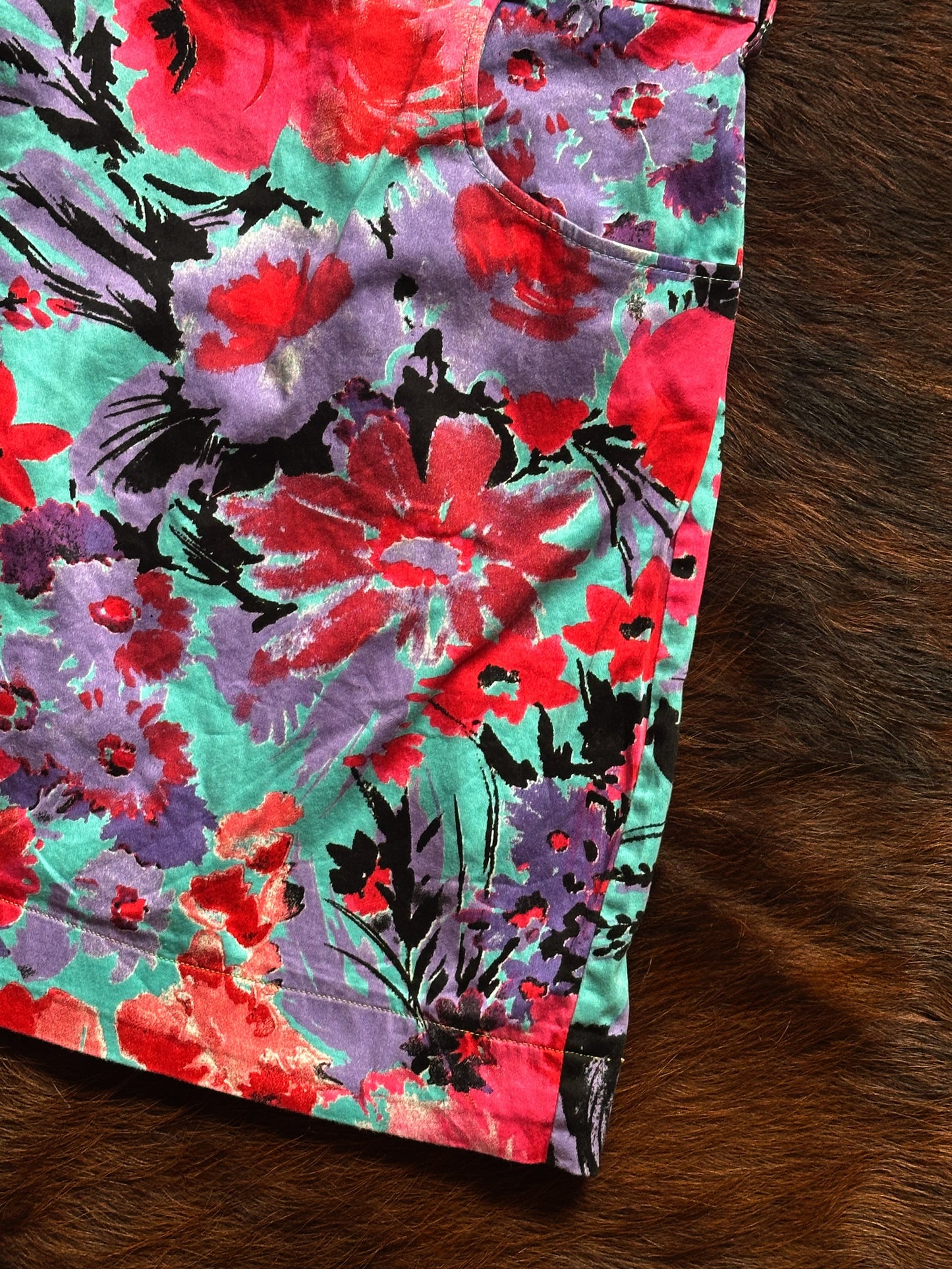 Abito mini floreale bustier anni ’90 / Y2K