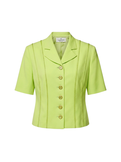 VALENTINO - Miss V Giacca Lime Vintage – Made in Italy