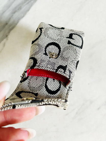 GUESS -  Vintage Monogram Mini Pouch – Borsellino Portaoggetti Y2K