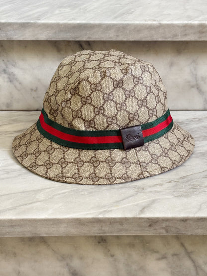 GUCCI - Cappello GG Supreme con Web Stripe