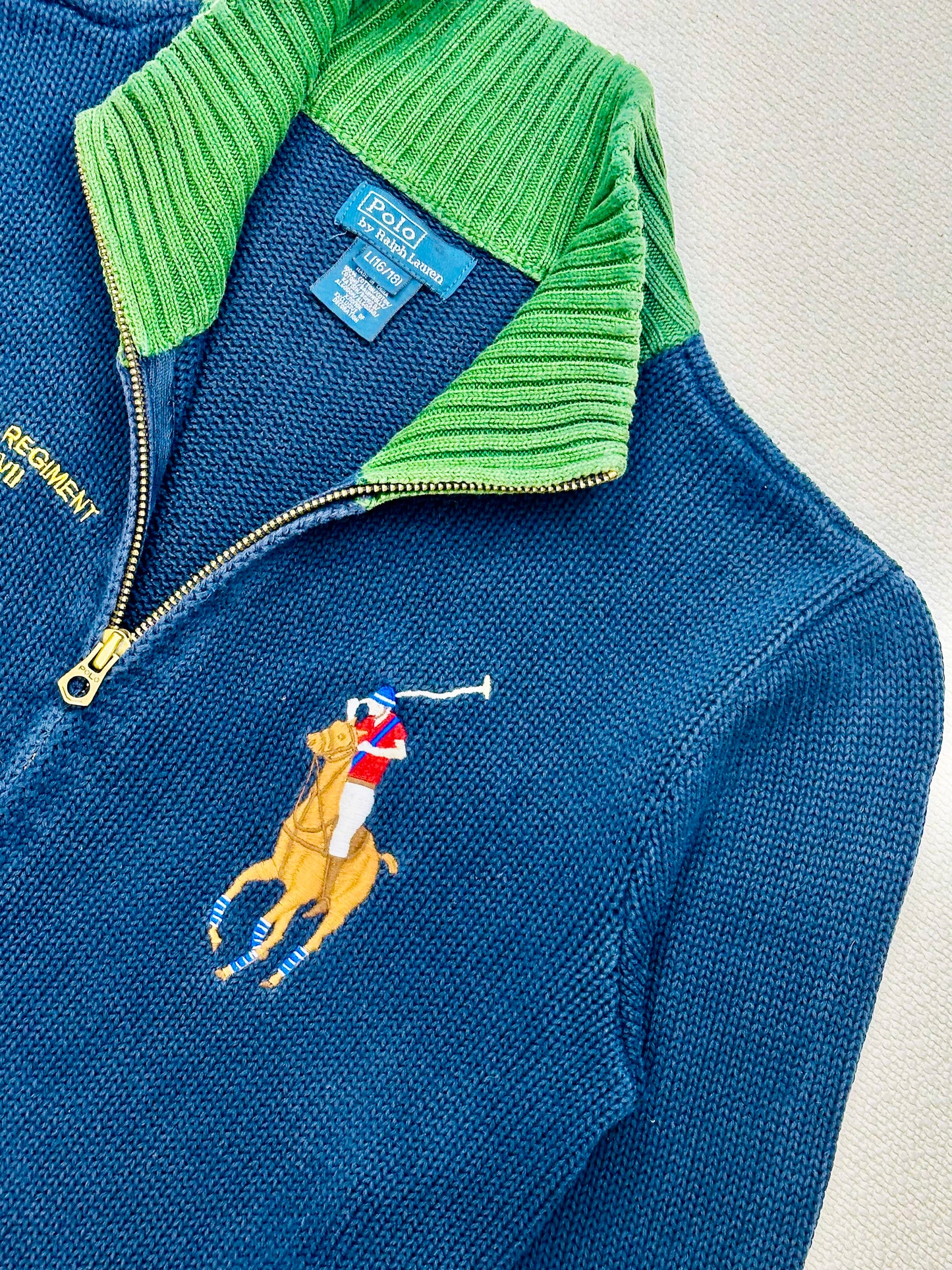 POLO RALPH LAUREN -  DESCRIZIONE Maglione con zip