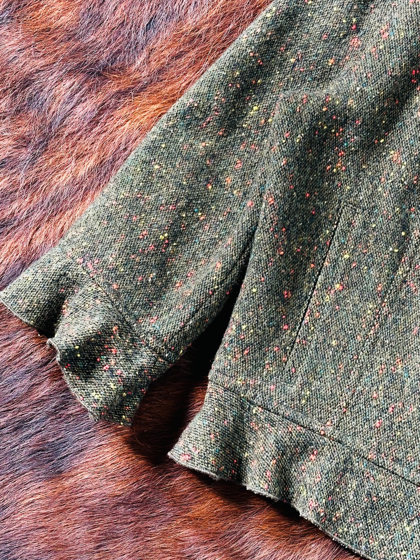 MOSCHINO JEANS - Giacca Cropped in Tweed Mélange