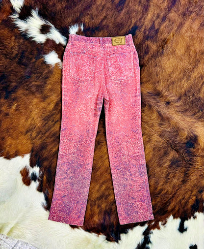 JUST CAVALLI - Pantaloni jeans animalier