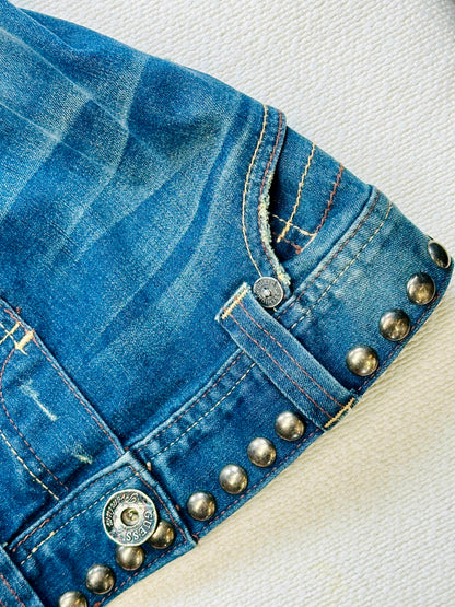 GUESS - Abito corsetto anni 2000 in Denim