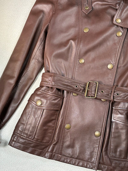 BURBERRY - Trench in pelle
