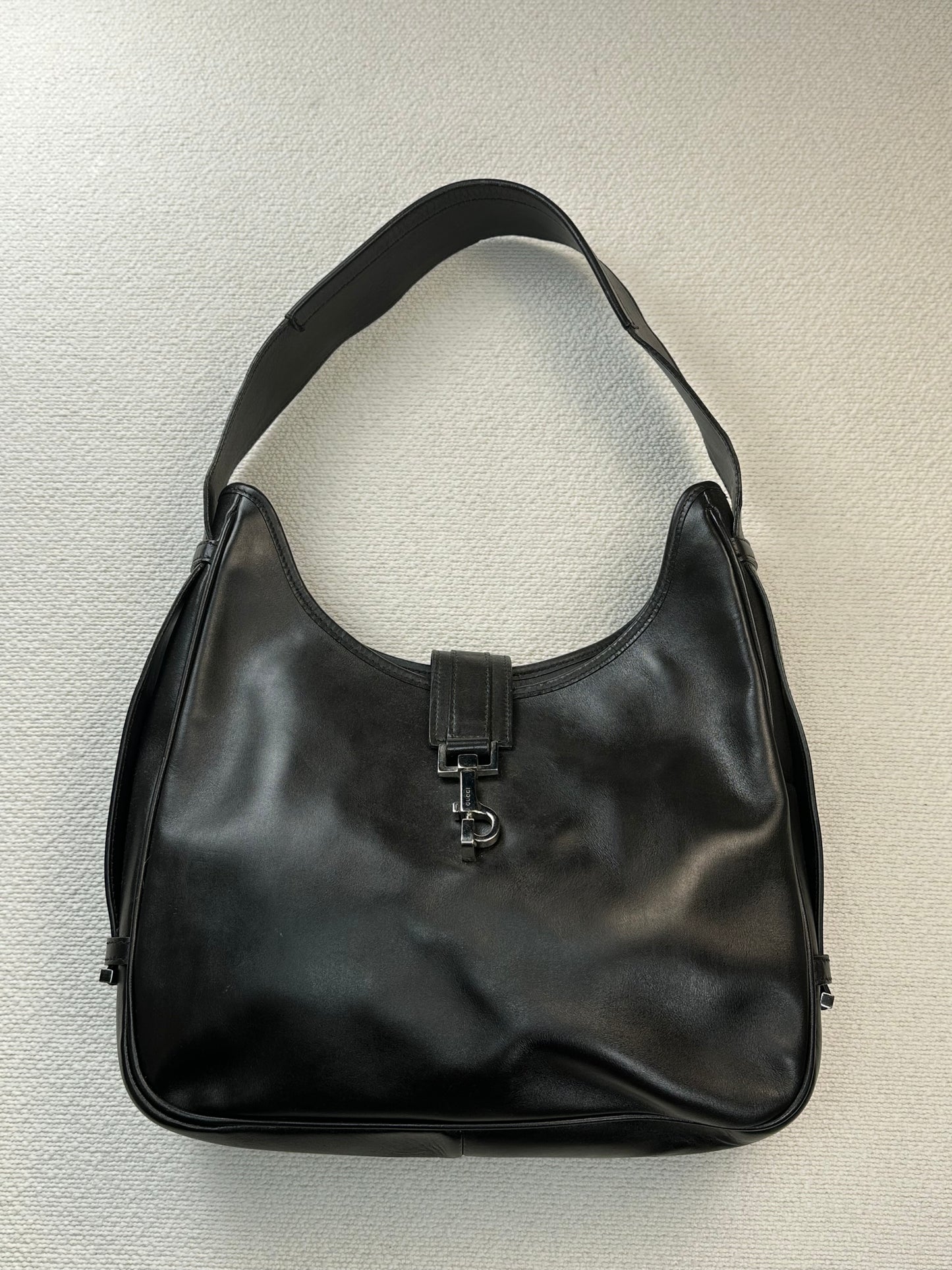 GUCCI - Jackie Hobo in Pelle Testa di moro Vintage