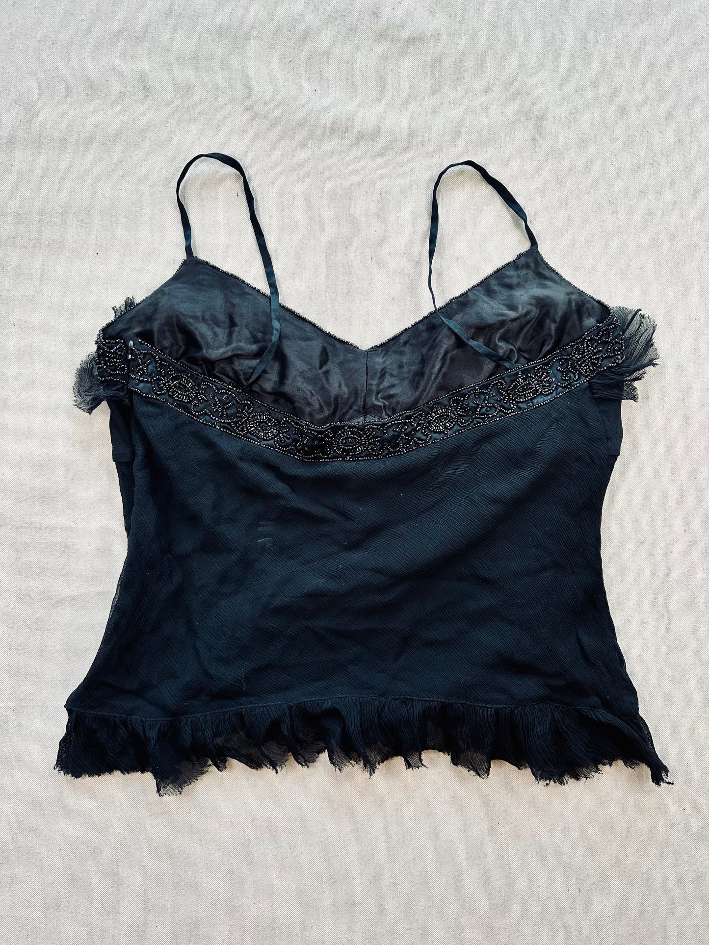 Y2k silk top
