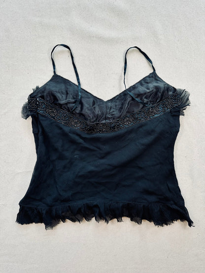 Y2k silk top