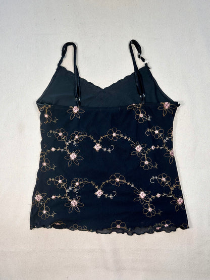 Y2k micro mesh top 🌸 🌺