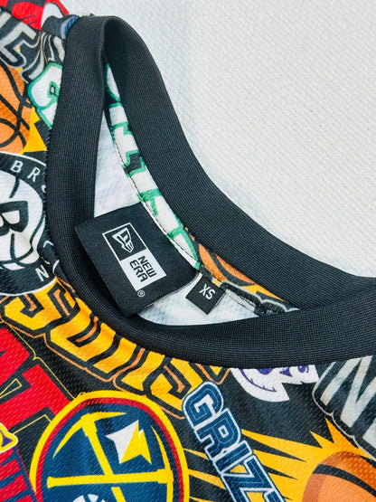 NBA x NEW ERA - T-shirt Multiteam Sticker Patch | XS