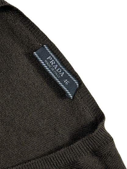 PRADA -  Maglioncino marrone