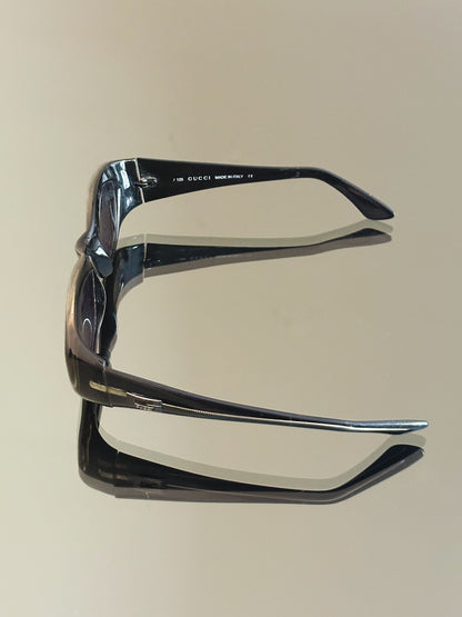 GUCCI - GG 2432/S – Occhiali da sole vintage neri Y2K Made in Italy