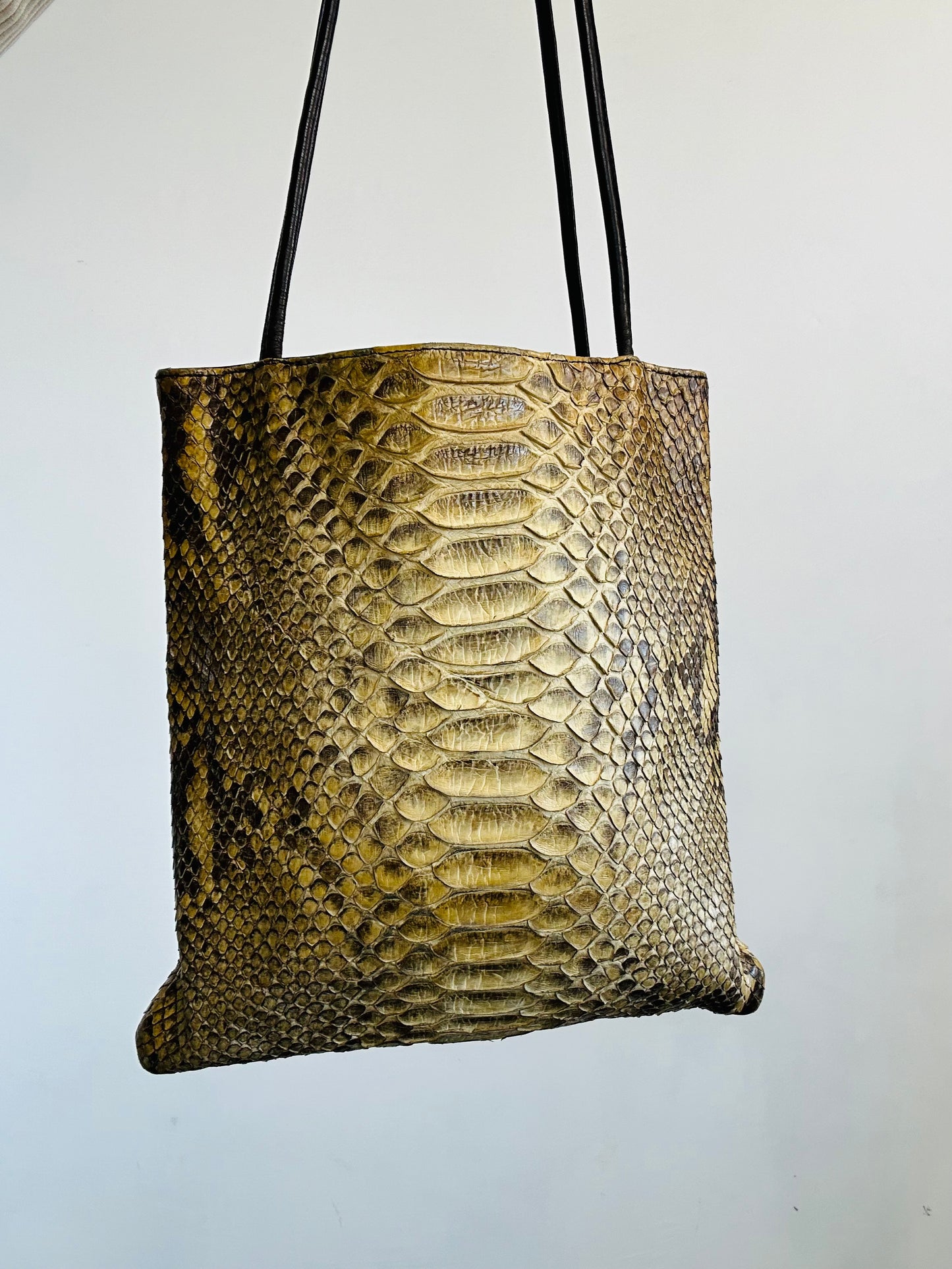 Borsa a spalla in pitone