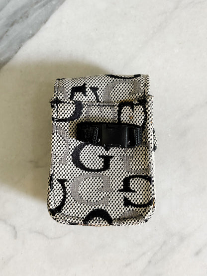 GUESS -  Vintage Monogram Mini Pouch – Borsellino Portaoggetti Y2K