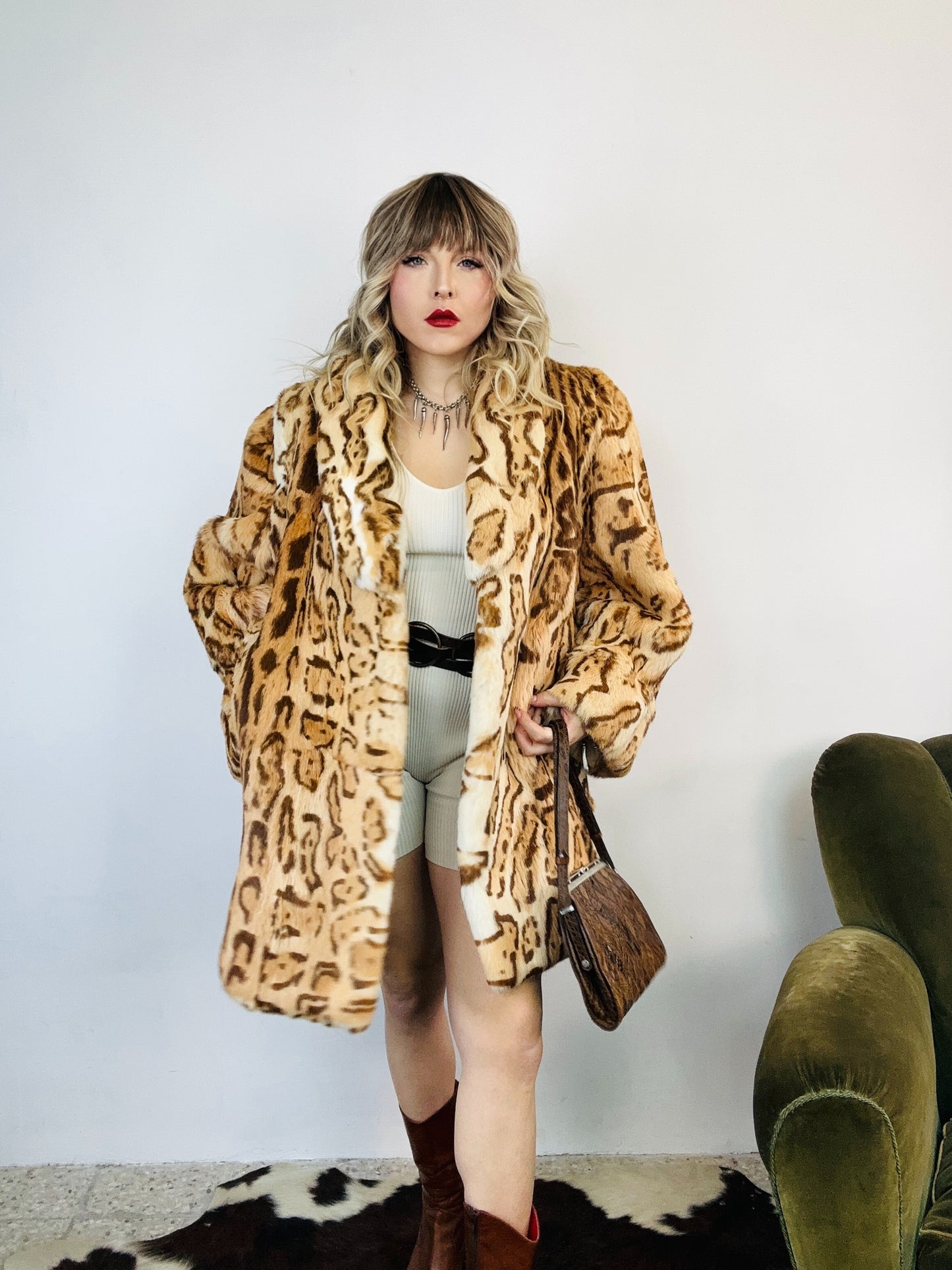 Pelliccia in Lapin Animalier