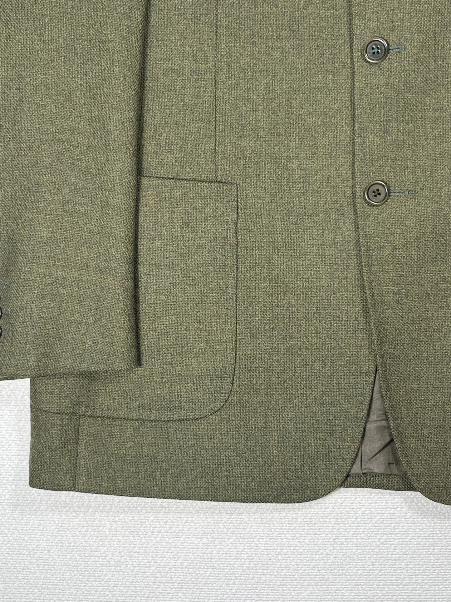Giacca Blazer Vintage - Lana e cashmere verde