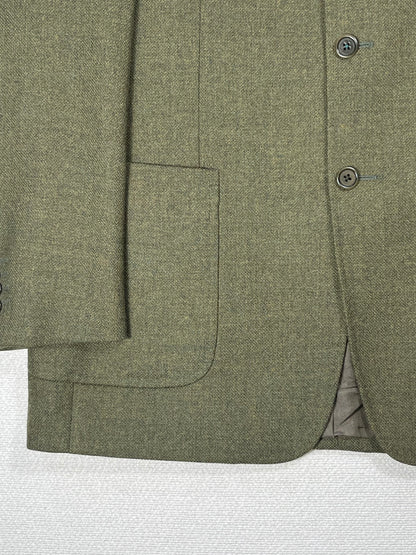 Giacca Blazer Vintage - Lana e cashmere verde